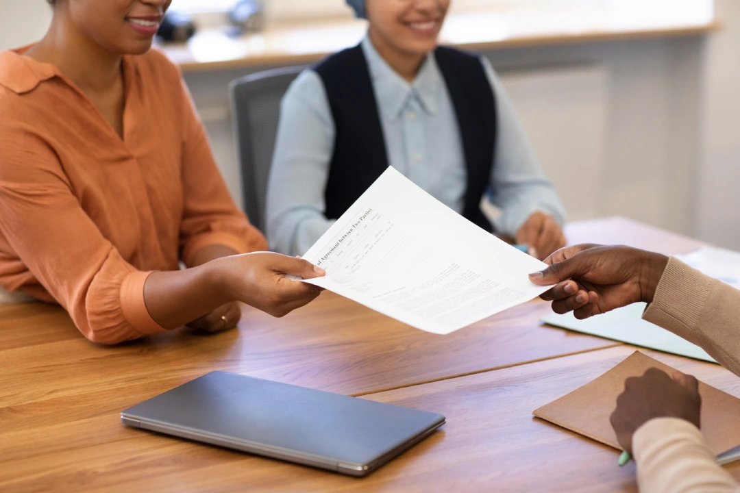 Institutional tenant corporate office interior